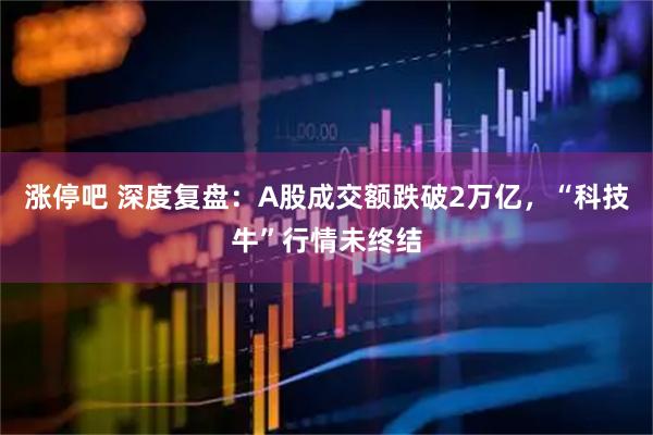 涨停吧 深度复盘：A股成交额跌破2万亿，“科技牛”行情未终结